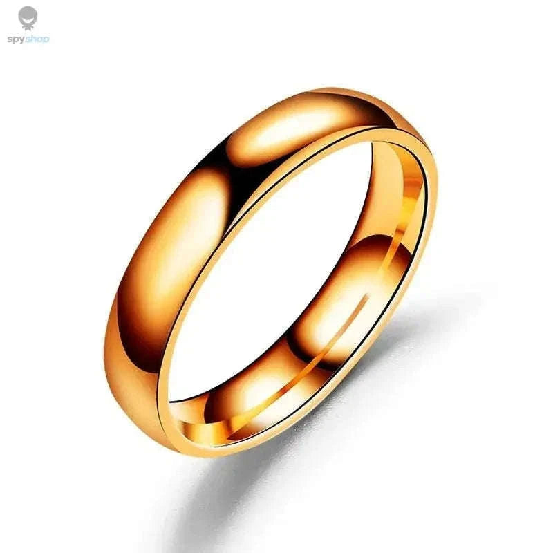 6mm Titanium Wedding Band Ring for Daily Comfort-Rose Gold / 7