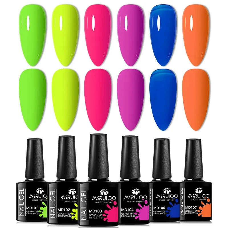 6pc All-Season Gel Nail Polish Set-ZH26453