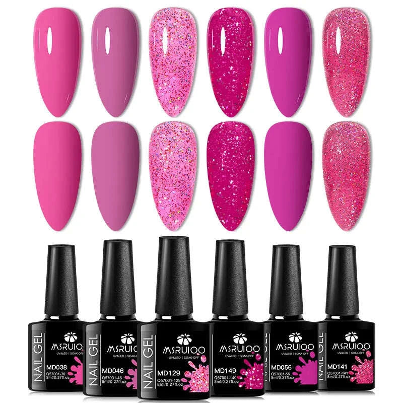 6pc All-Season Gel Nail Polish Set-ZH26453