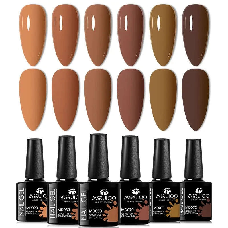 6pc All-Season Gel Nail Polish Set-ZH26453