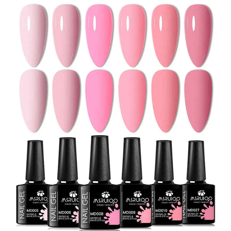 6pc All-Season Gel Nail Polish Set-ZH26453