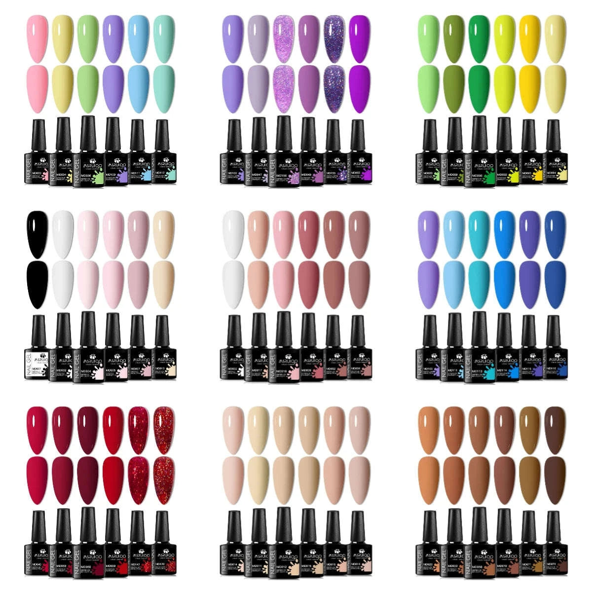 6pc All-Season Gel Nail Polish Set-ZH26453