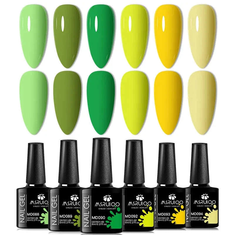 6pc All-Season Gel Nail Polish Set-ZH26453