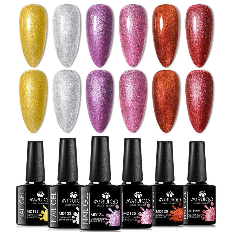 6pc All-Season Gel Nail Polish Set-ZH26453