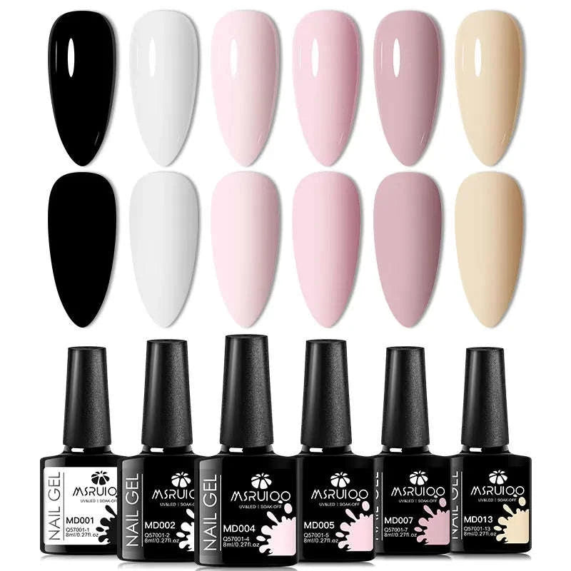 6pc All-Season Gel Nail Polish Set-ZH26453