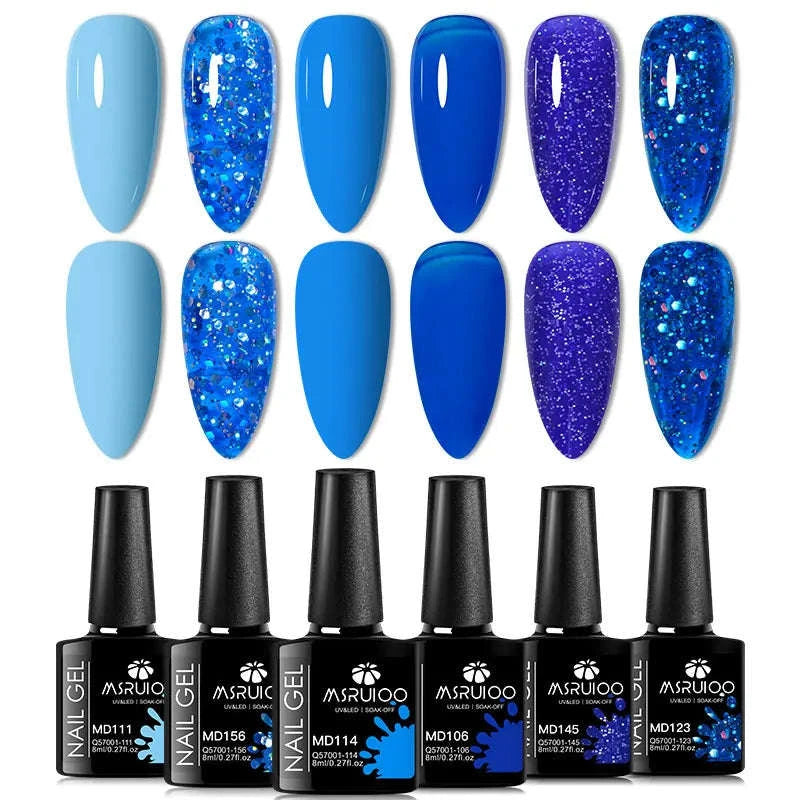 6pc All-Season Gel Nail Polish Set-ZH26453