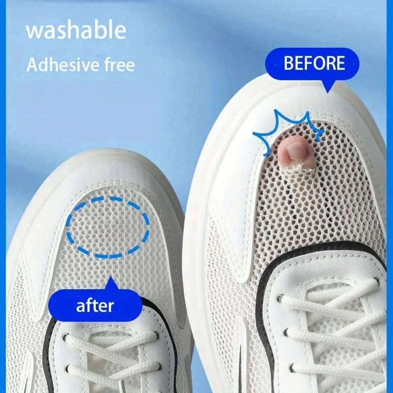 6pcs Self-Adhesive Shoe Repair Patches for Lasting Comfort-Dark grey