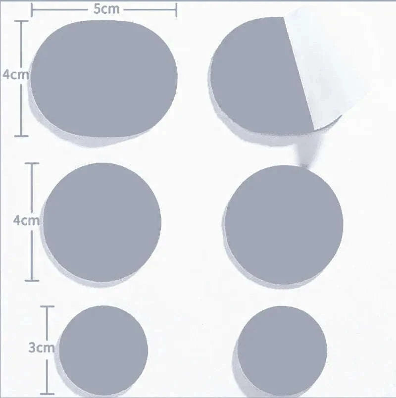 6pcs Self-Adhesive Shoe Repair Patches for Lasting Comfort-Dark grey