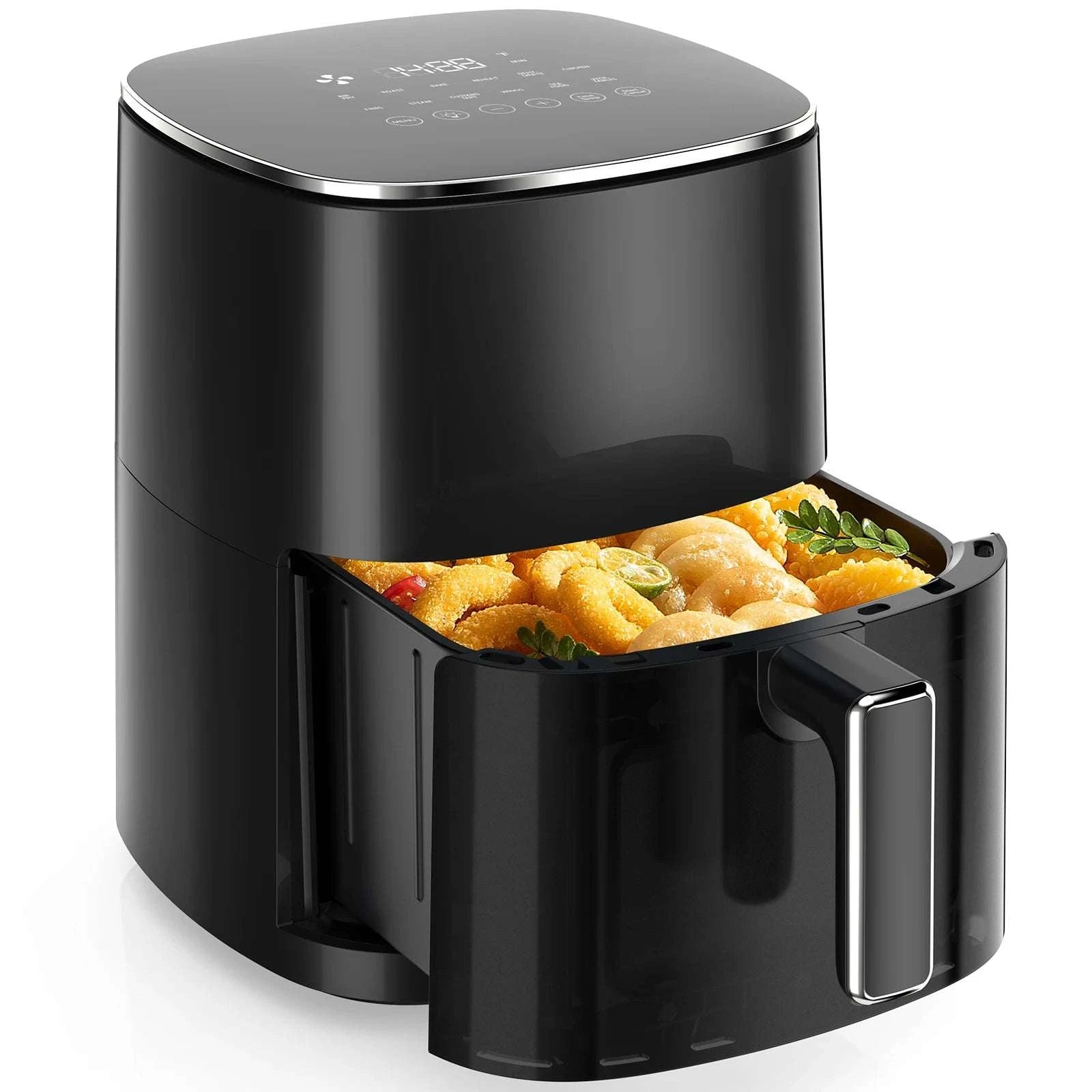 6QT Air Fryer with Window, 12-in-1 Cooking up to 400°F-