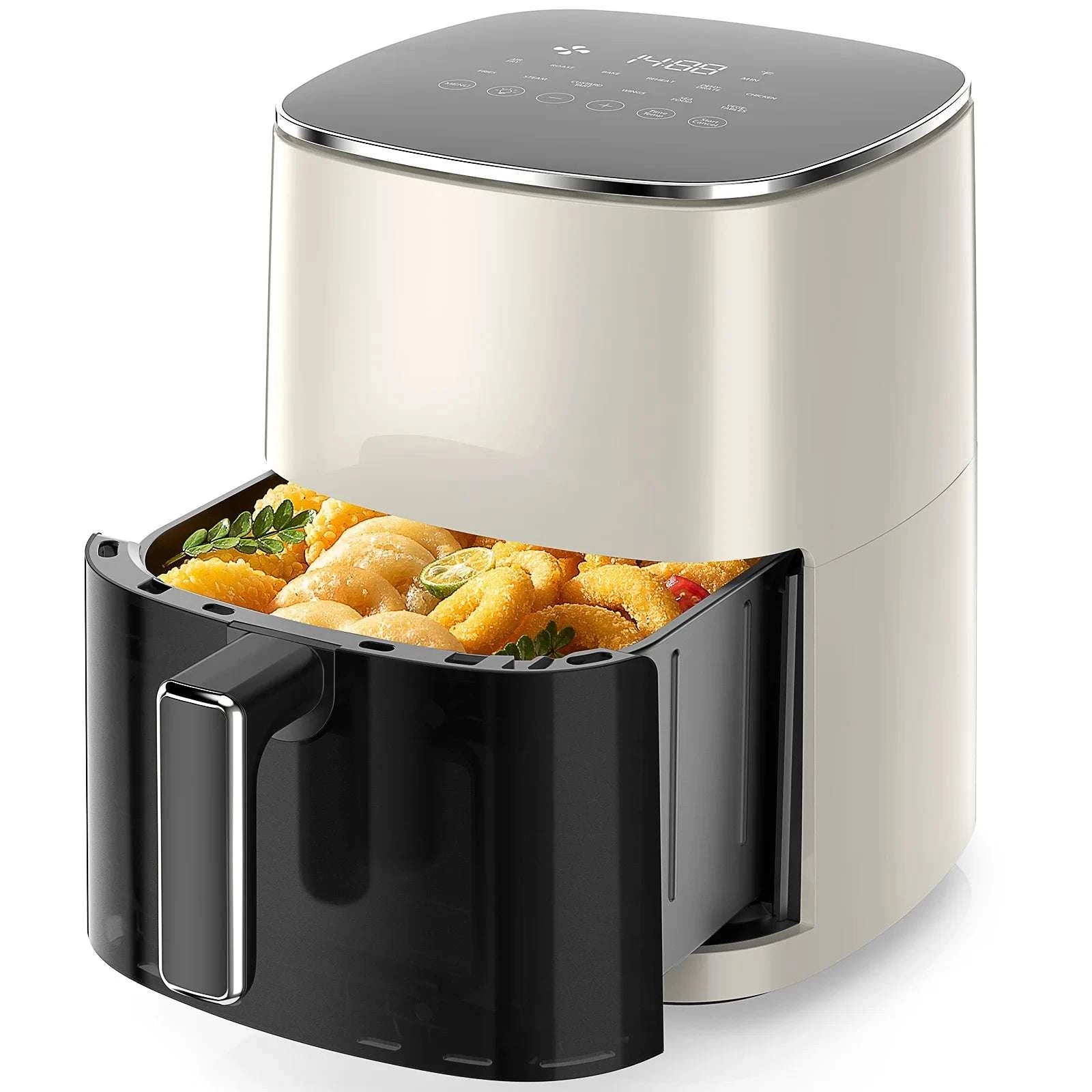 6QT Air Fryer with Window, 12-in-1 Cooking up to 400°F-