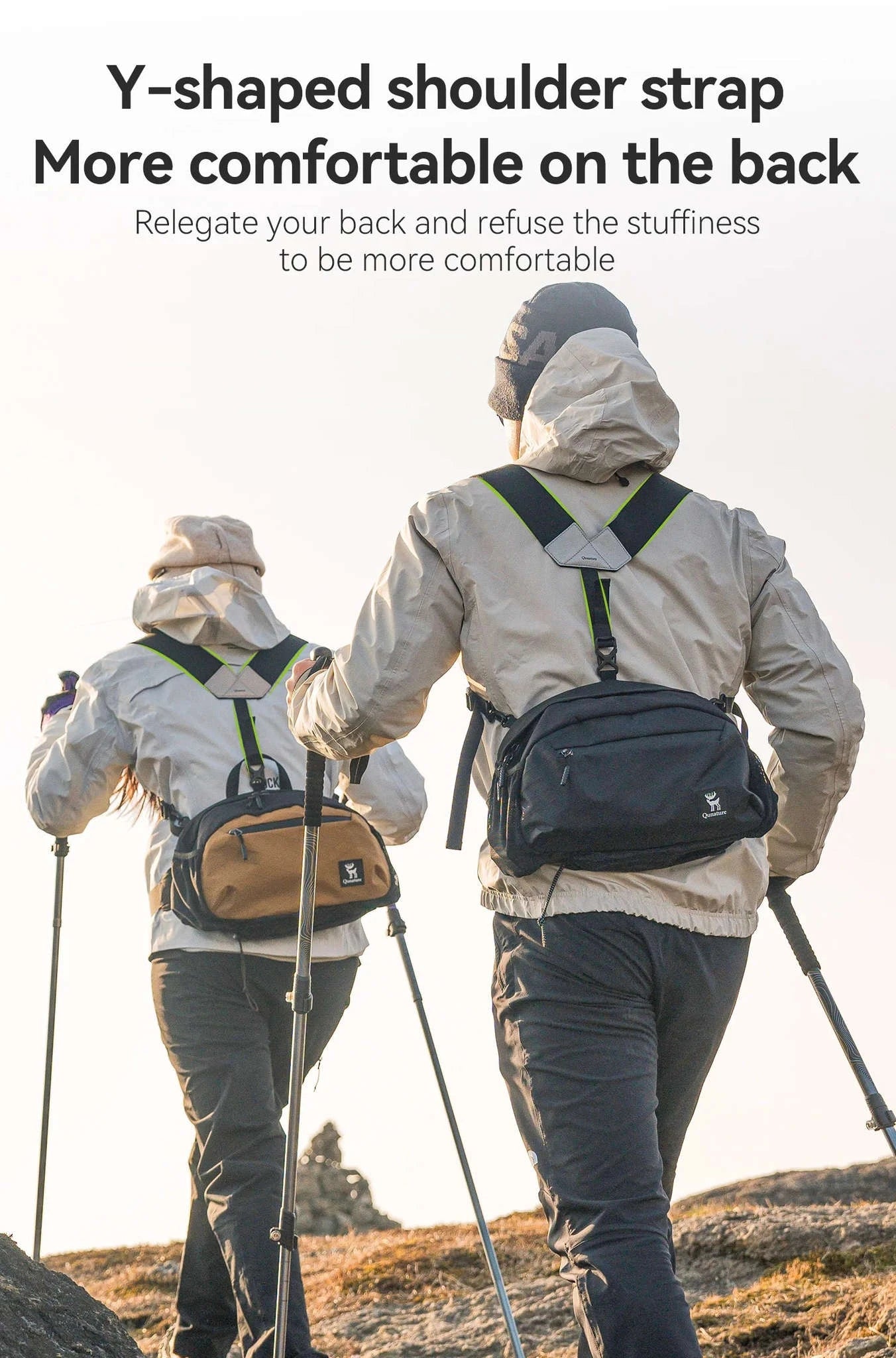 7.9L Lightweight Hiking Backpack with Detachable Strap-YB003-GN