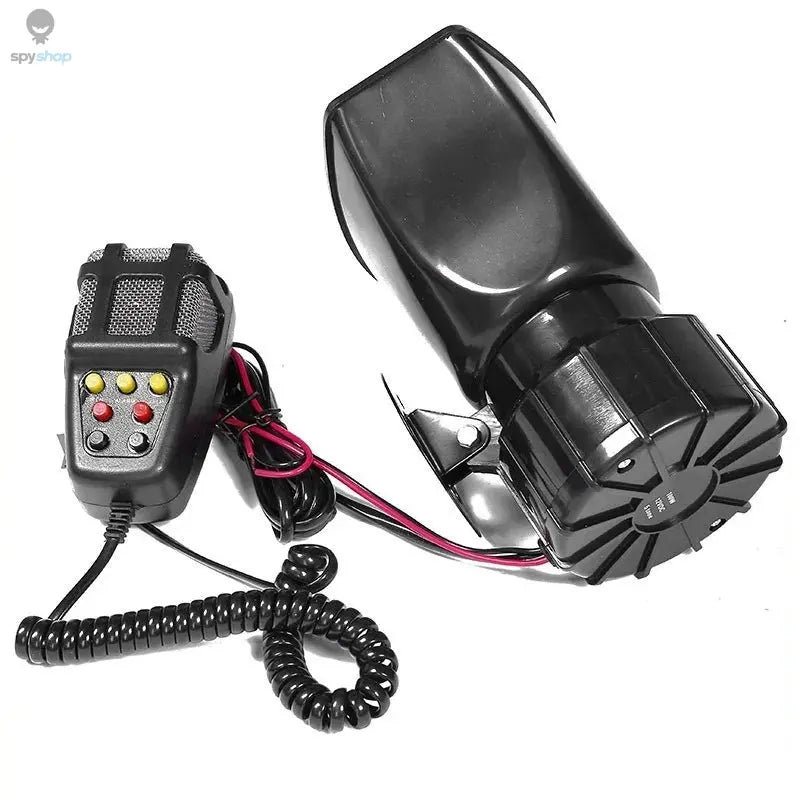 7-Sound Loud Car Warning Alarm Truck Alarm Loudspeaker 12V Siren Air Horn Megaphone Police Firemen Car Horn 110DB 