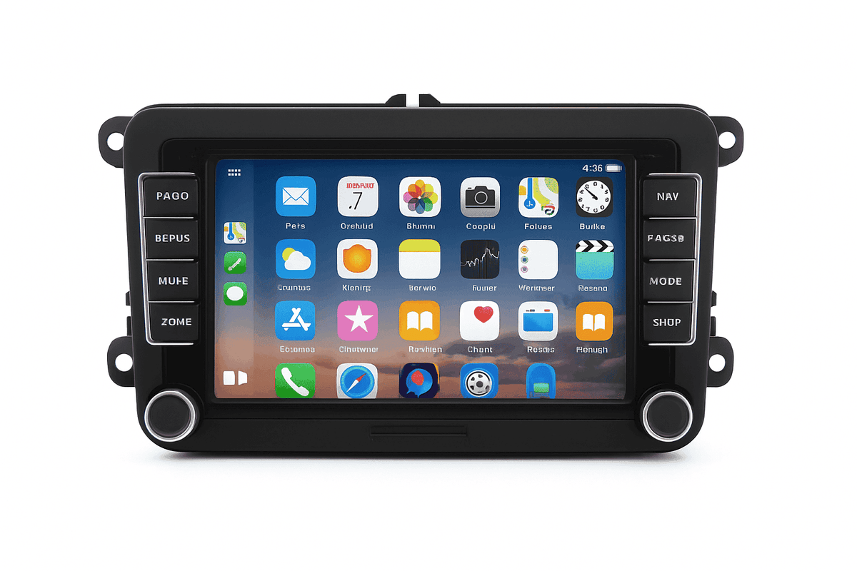 7" Android 14 Car Stereo for VW with CarPlay, GPS & Voice AI-1-32 Carplay / GERMANY / Quad Core