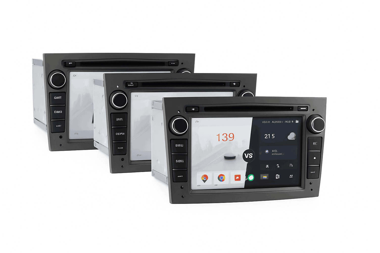 7-Inch Android Car Radio with CarPlay for Opel-S6 Black / france
