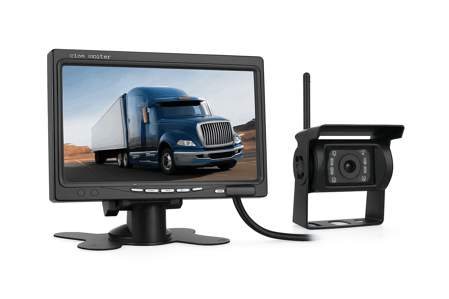 7-Inch IPS Wireless Rearview Camera System for RV, Truck & Trailer-Monitor with 1 Camera / Germany