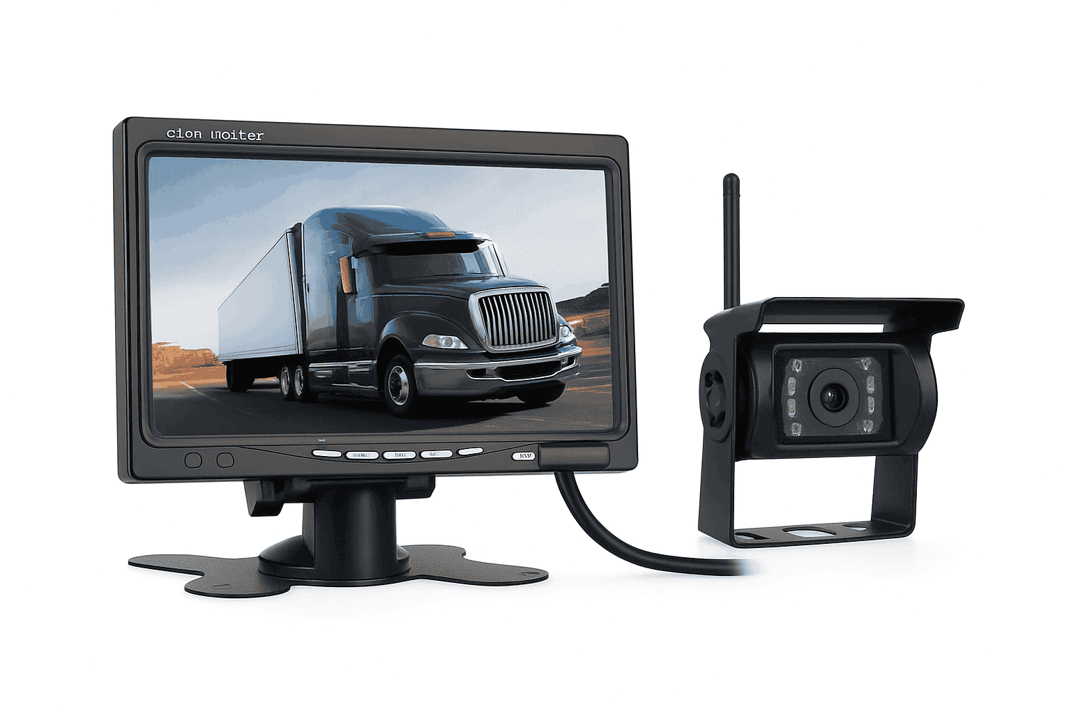 7-Inch IPS Wireless Rearview Camera System for RV, Truck & Trailer-Monitor with 1 Camera / Germany