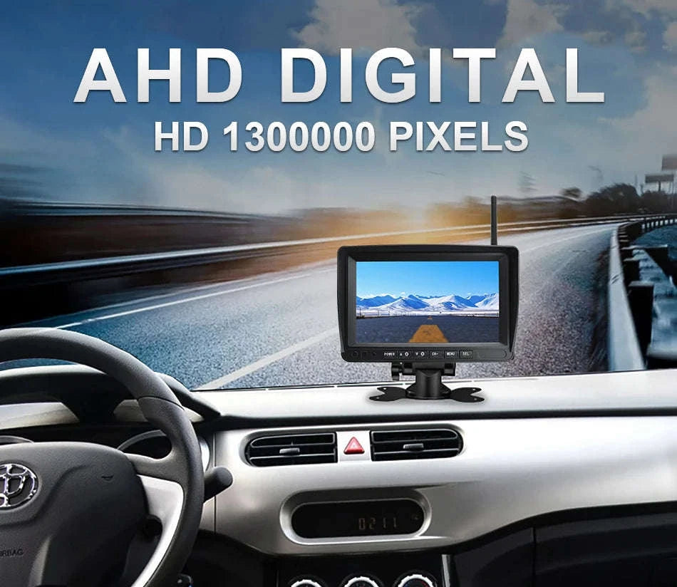 7-Inch Wireless Backup Camera Monitor with Night Vision-1 cameras add 128GB / China Mainland