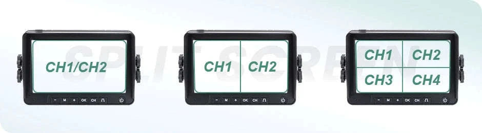 7'' Magnetic Solar Wireless DVR Camera-7Inch add 1Cam / NO SD Card