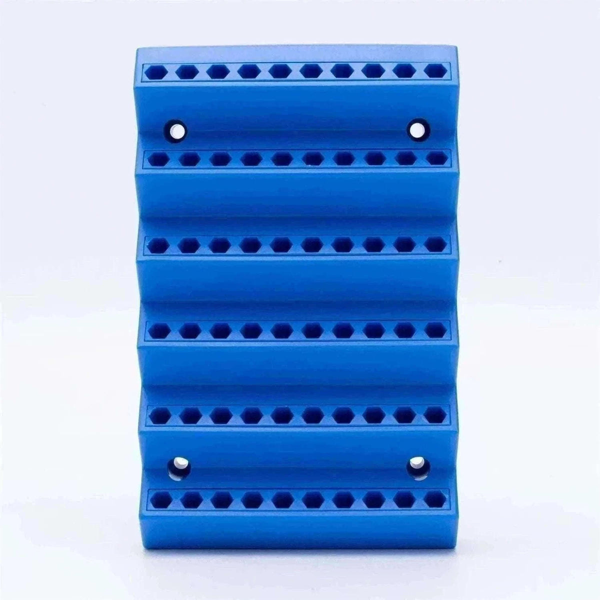 70-Slot Hex Bit Holder and Drill Bit Storage Organizer-Blue