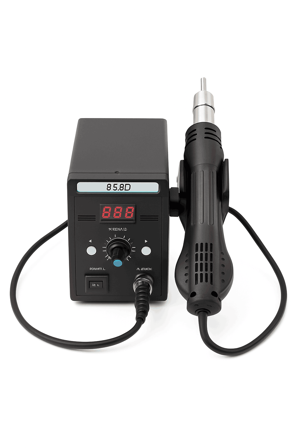 700W Hot Air Rework Station with LED Display-black / UNITED KINGDOM