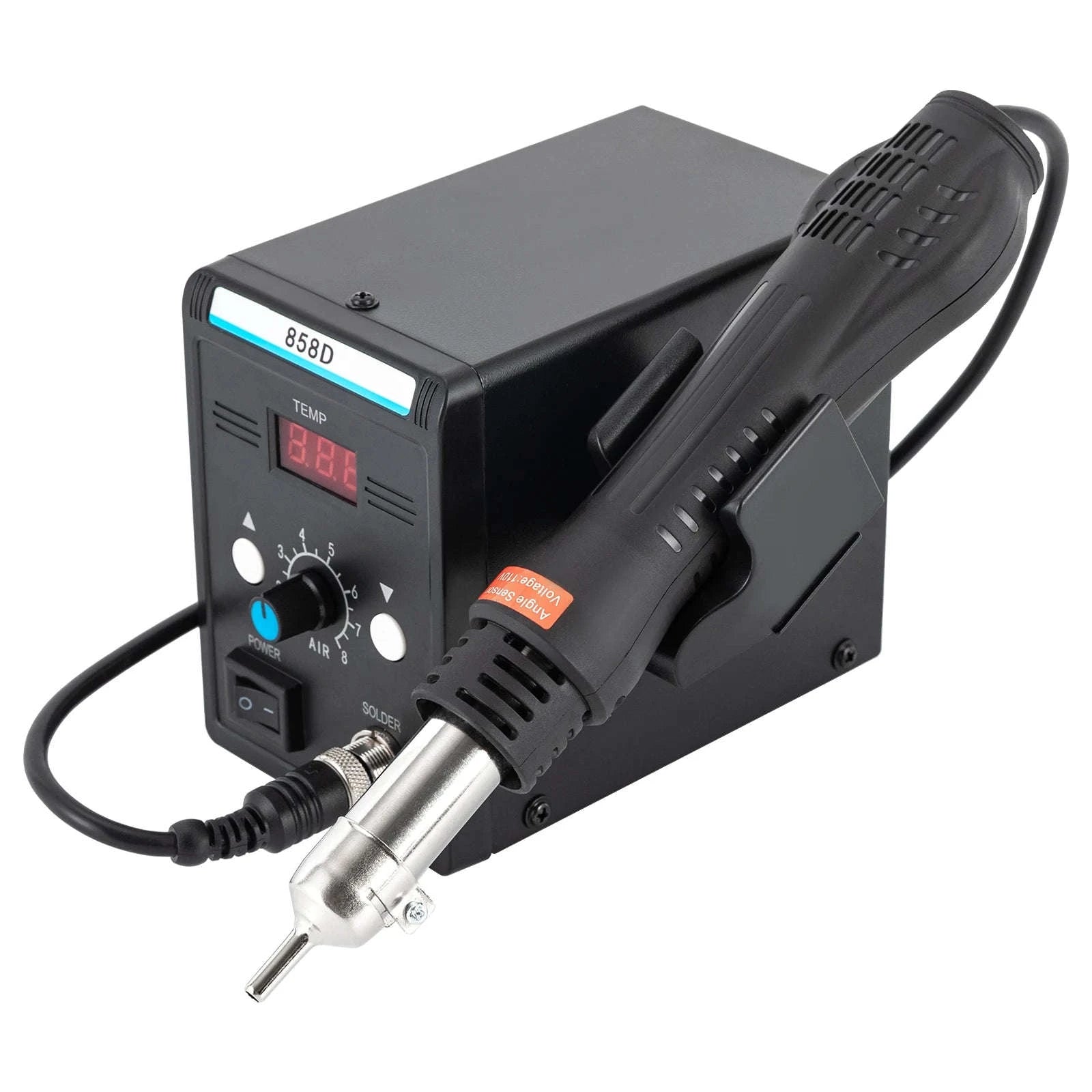 700W Hot Air Rework Station with LED Display-black / United States