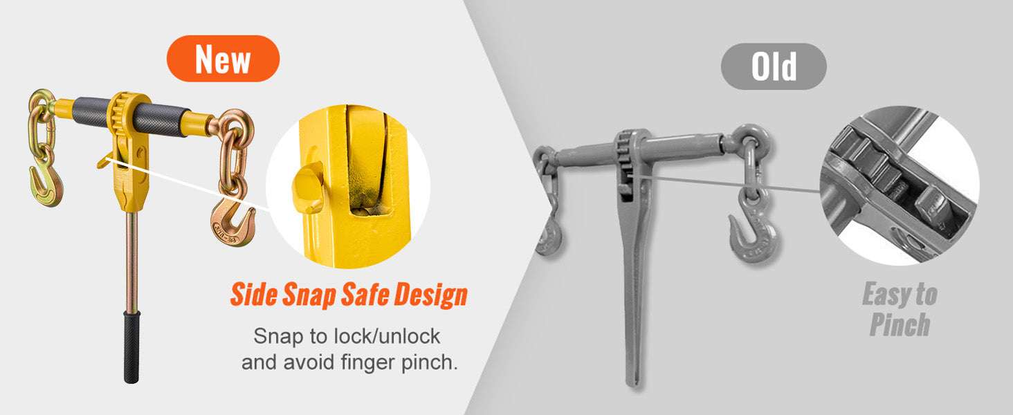 7100 lb Ratchet Chain Binder with Anti-Skid Handle for Secure Loads-4Pcs / CZECH REPUBLIC