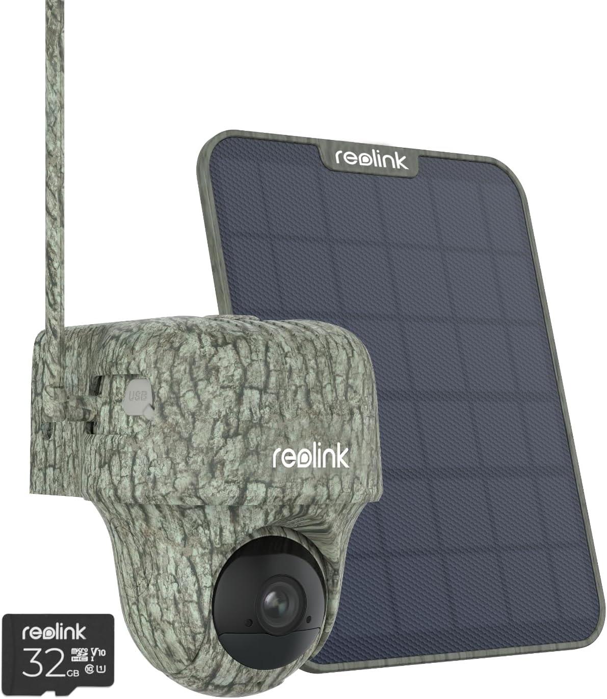 Camouflage Hunting Camera with Rechargeable Battery and 2K Super HD Resolution 🎥🌲 ReoLink