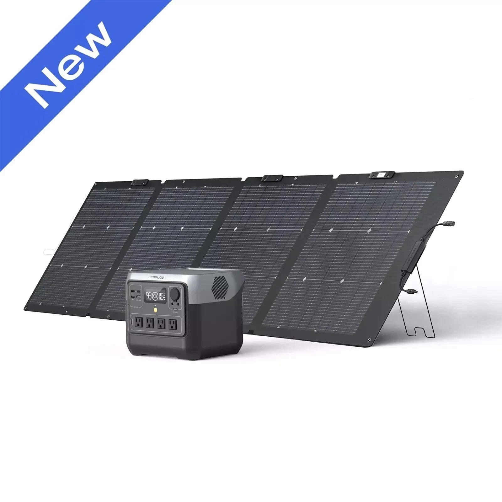 716Wh Solar Generator with 100W Waterproof Solar Panel-R2PL and 160W / US / United States