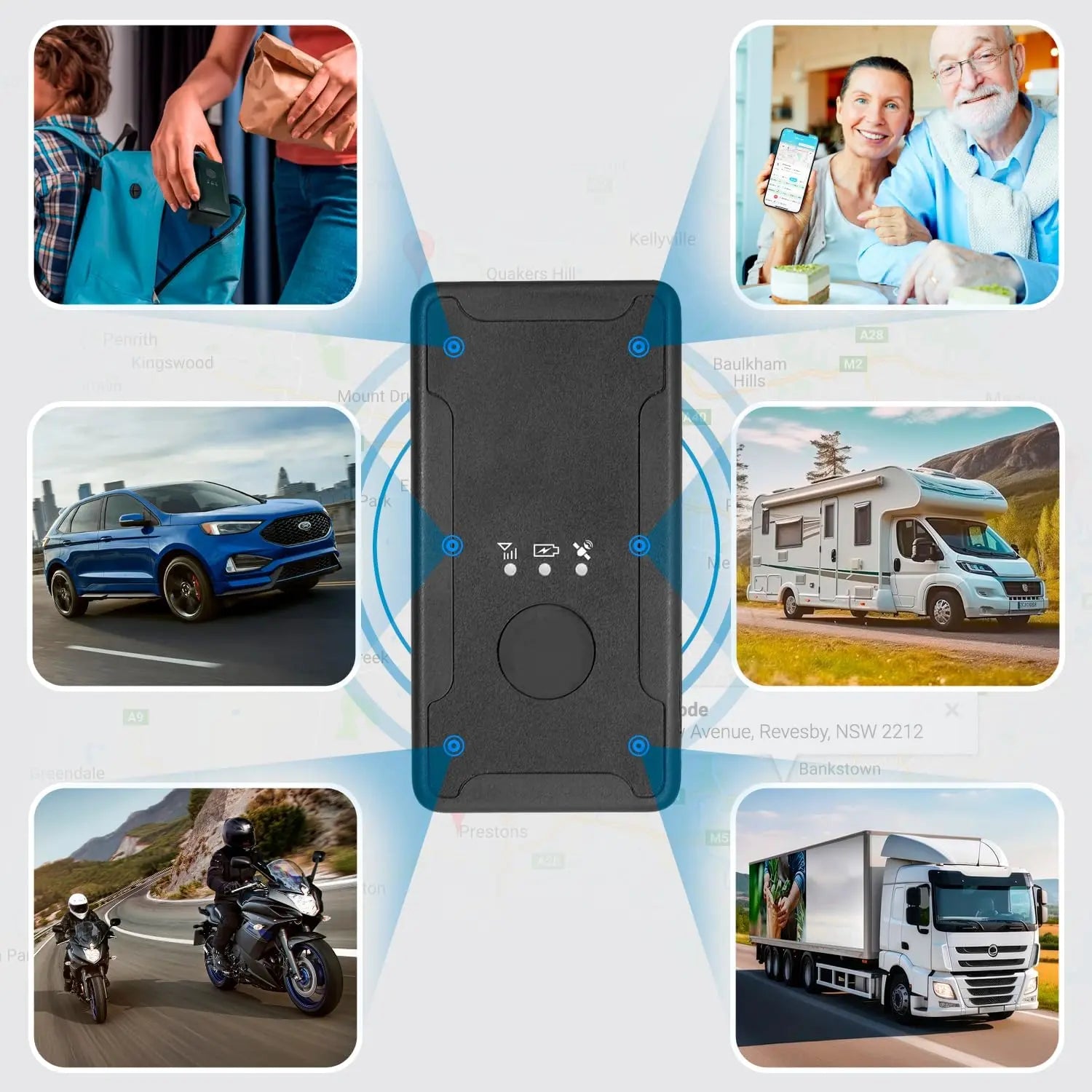 Magnetic Car GPS Tracker - Portable Hidden GPS Tracking Device for Vehicles | Real-Time, Full Global Coverage, 1-Month Battery Life - Spy-shop.com