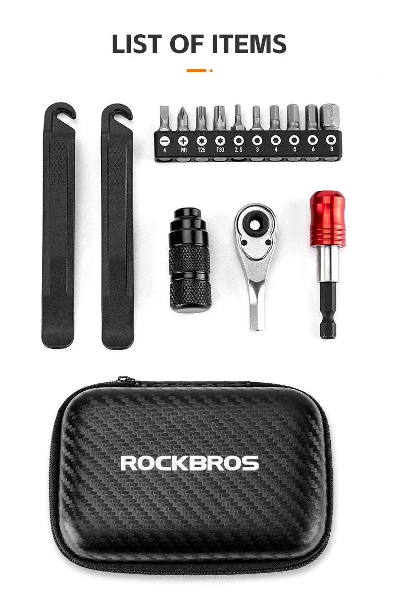 72 Tooth Bike Ratchet Wrench Tool Set Lightweight Repair Kit-43210049001
