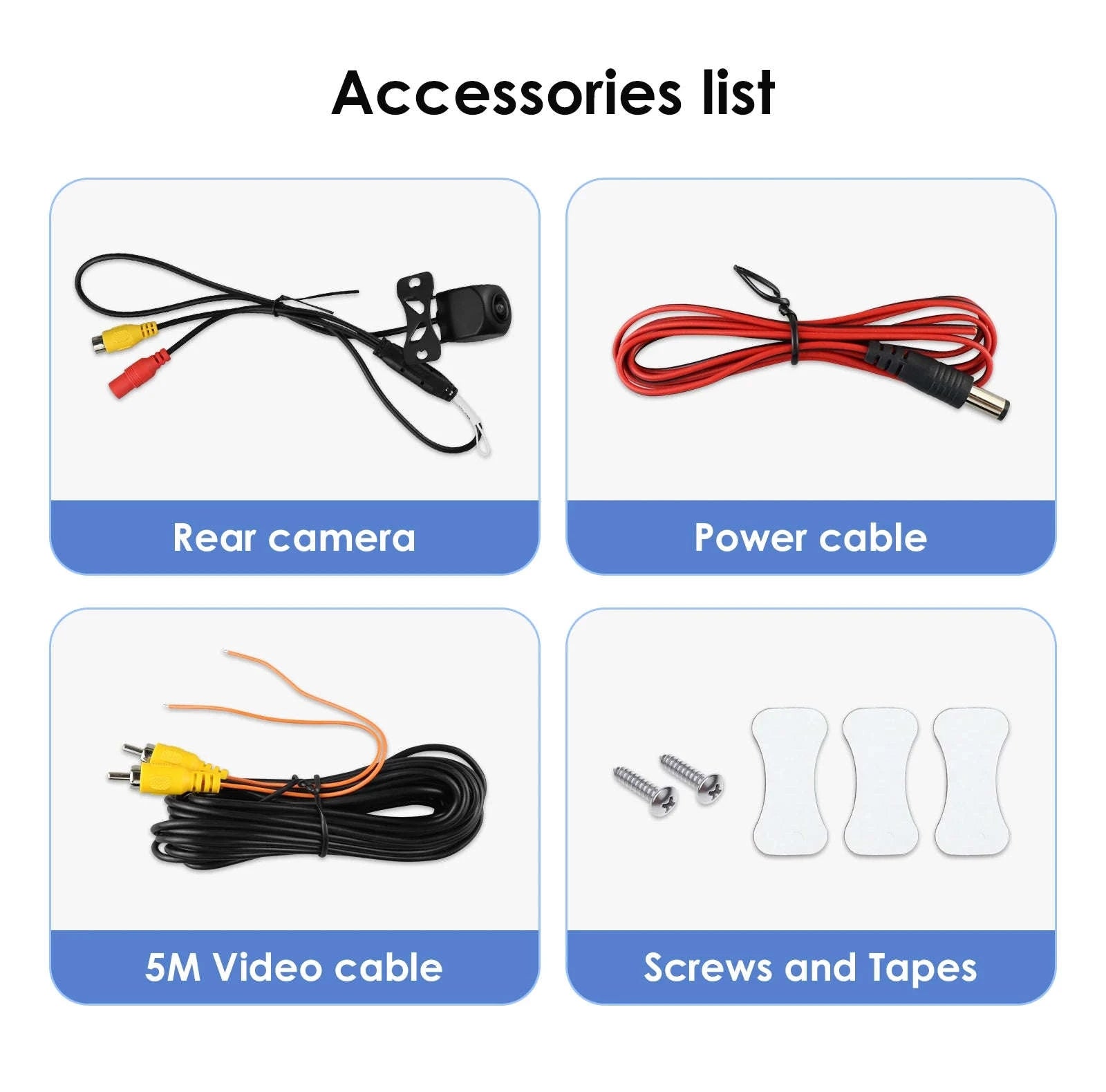 720P/1080P AHD Rear View Camera Wide Angle Waterproof Night Vision-AHDC6 (720P) / spain