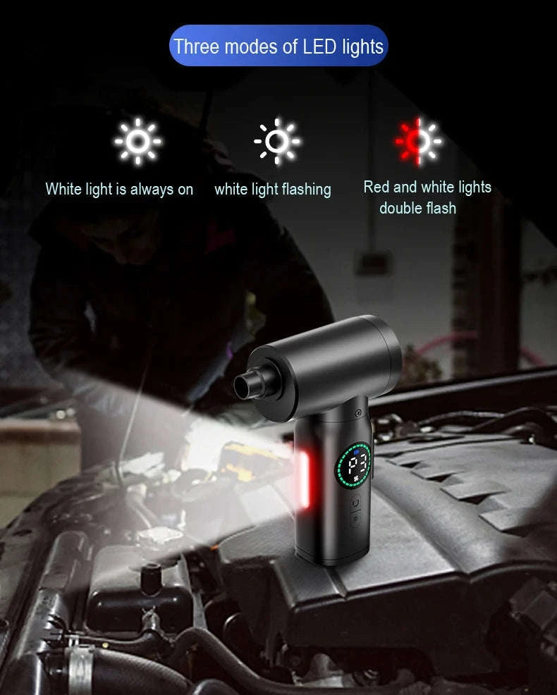 7500mAh Portable Air Duster & Vacuum Cleaner-CF01-A