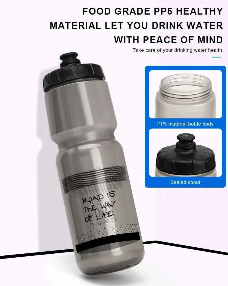 750ml Bicycle Water Bottle for Easy Hydration on the Move-White