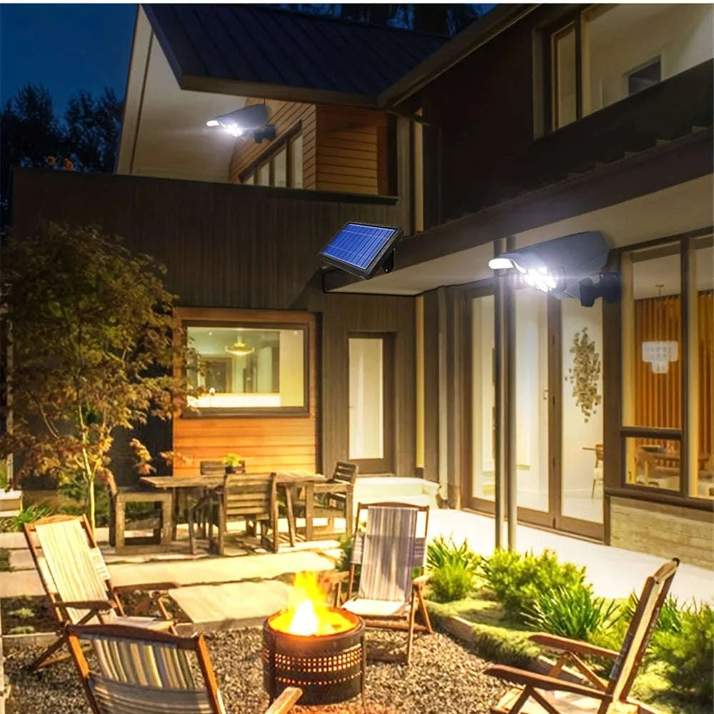 77 LED Outdoor Motion Sensor Solar Security Light-No remote-2 Kits