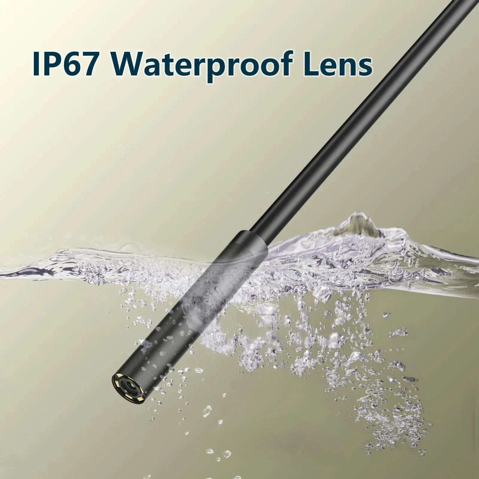7mm USB-C Endoscope Camera IP67 Waterproof with LED for Android & PC-7mm Soft Cable / 1.5m