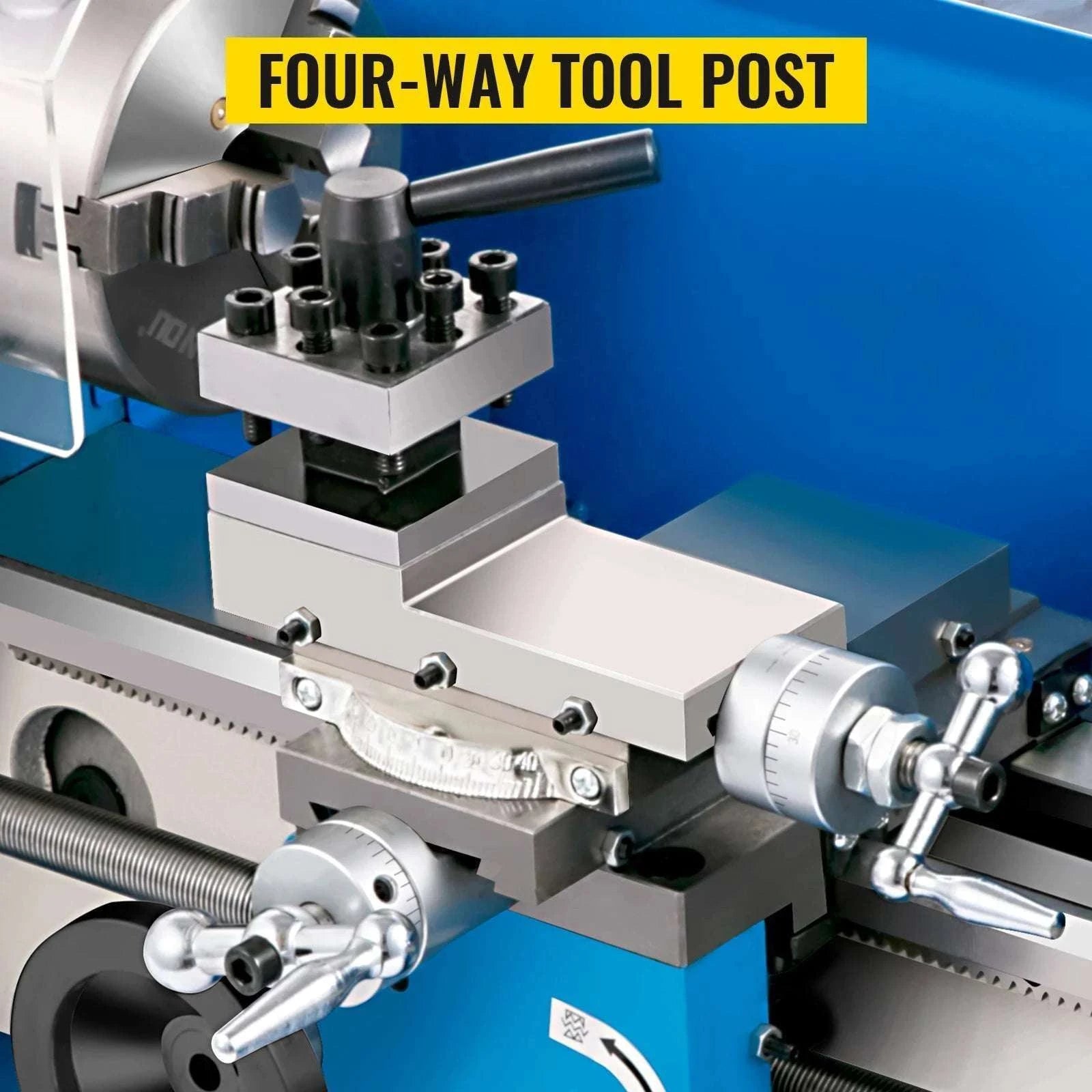 7x14 Mini Metal Lathe 550W Variable Speed Bench Lathe-Nylon Gear / CZECH REPUBLIC