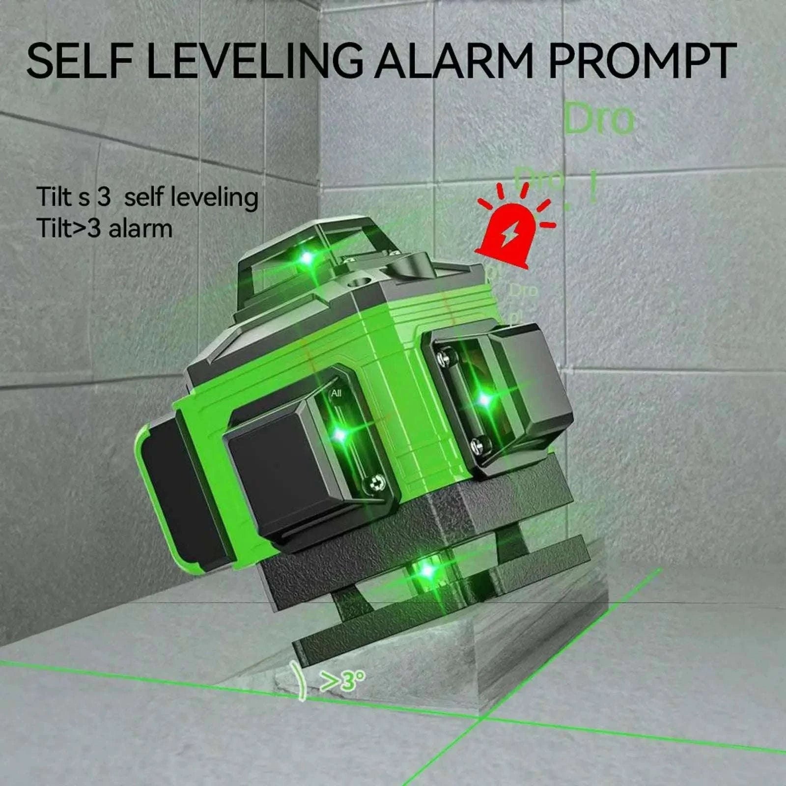 8/12/16 Lines Laser Level with Self-Leveling Tripod-16 line / Poland