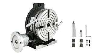 8" 200mm Milling Rotary Table Horizontal Vertical MT3 360° Precision-8-inch 4-slot / GERMANY