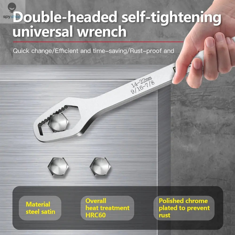 8-22mm Universal Torx Wrench Self-tightening Adjustable Glasses Wrench Board Double-head Torx Spanner Hand Tools for Factory Spy-shop.com