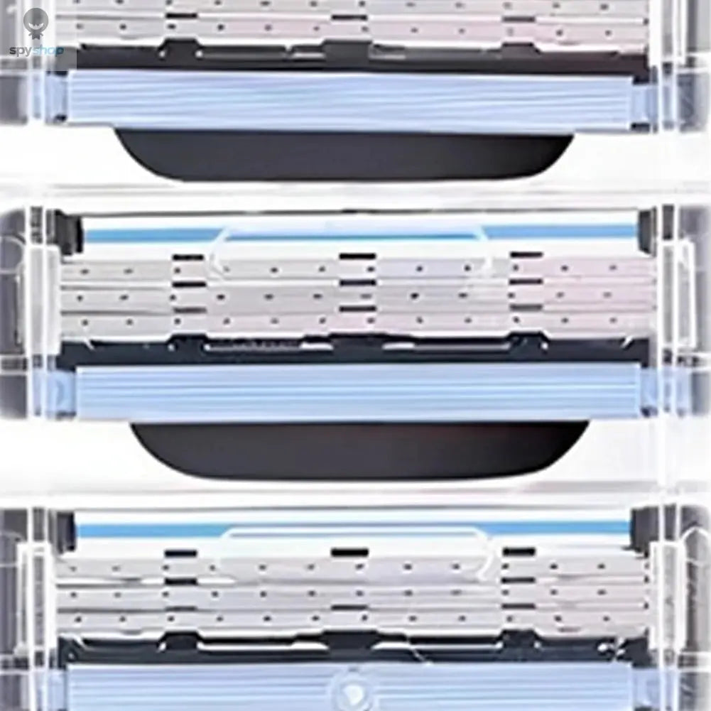8-60Pcs  Stainless Steel Blade Sharp 3 Layer Men's Classic Razor Blade for Gillette Mach 3 Manual Razor Vintage Water Wash Razor Spy-shop.com