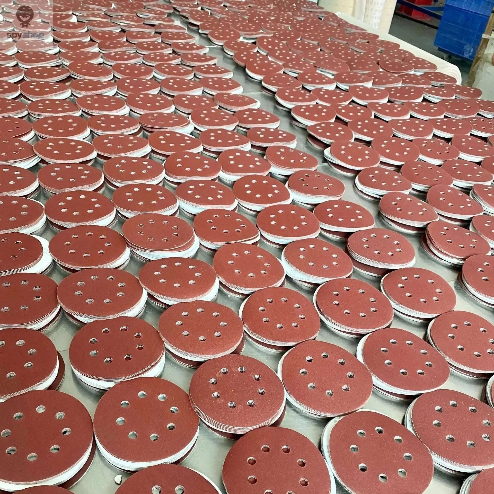 8 Hole Sanding Disc Abrasive Polishing Tool 40–2000 Grit-3000 grit / 50pcs