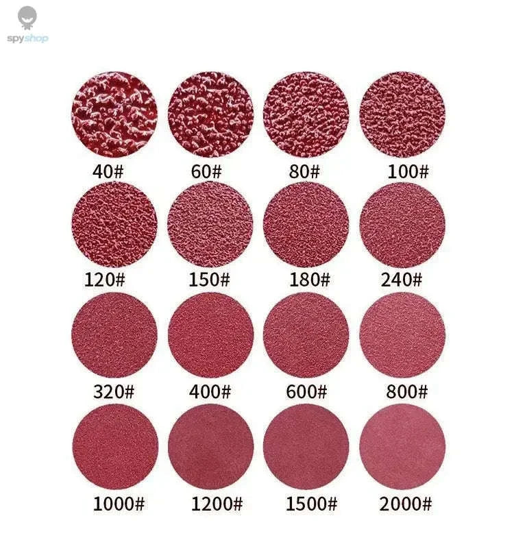 8 Hole Sanding Disc Abrasive Polishing Tool 40–2000 Grit-3000 grit / 50pcs