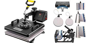 8-in-1 Heat Press Machine 12x15 & 15x15 Sublimation Kit-8 in 1 12 x 15 inch / spain