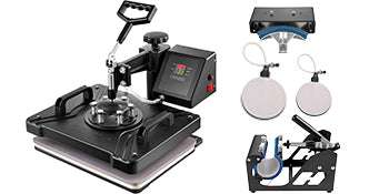 8-in-1 Heat Press Machine 12x15 & 15x15 Sublimation Kit-8 in 1 12 x 15 inch / spain