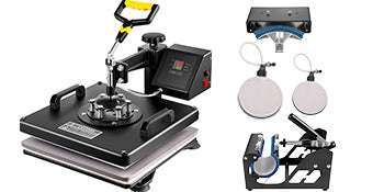 8-in-1 Heat Press Machine 12x15 & 15x15 Sublimation Kit-8 in 1 12 x 15 inch / spain