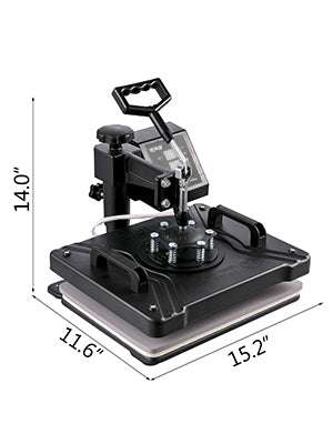 8-in-1 Heat Press Machine 12x15 & 15x15 Sublimation Kit-8 in 1 12 x 15 inch / spain