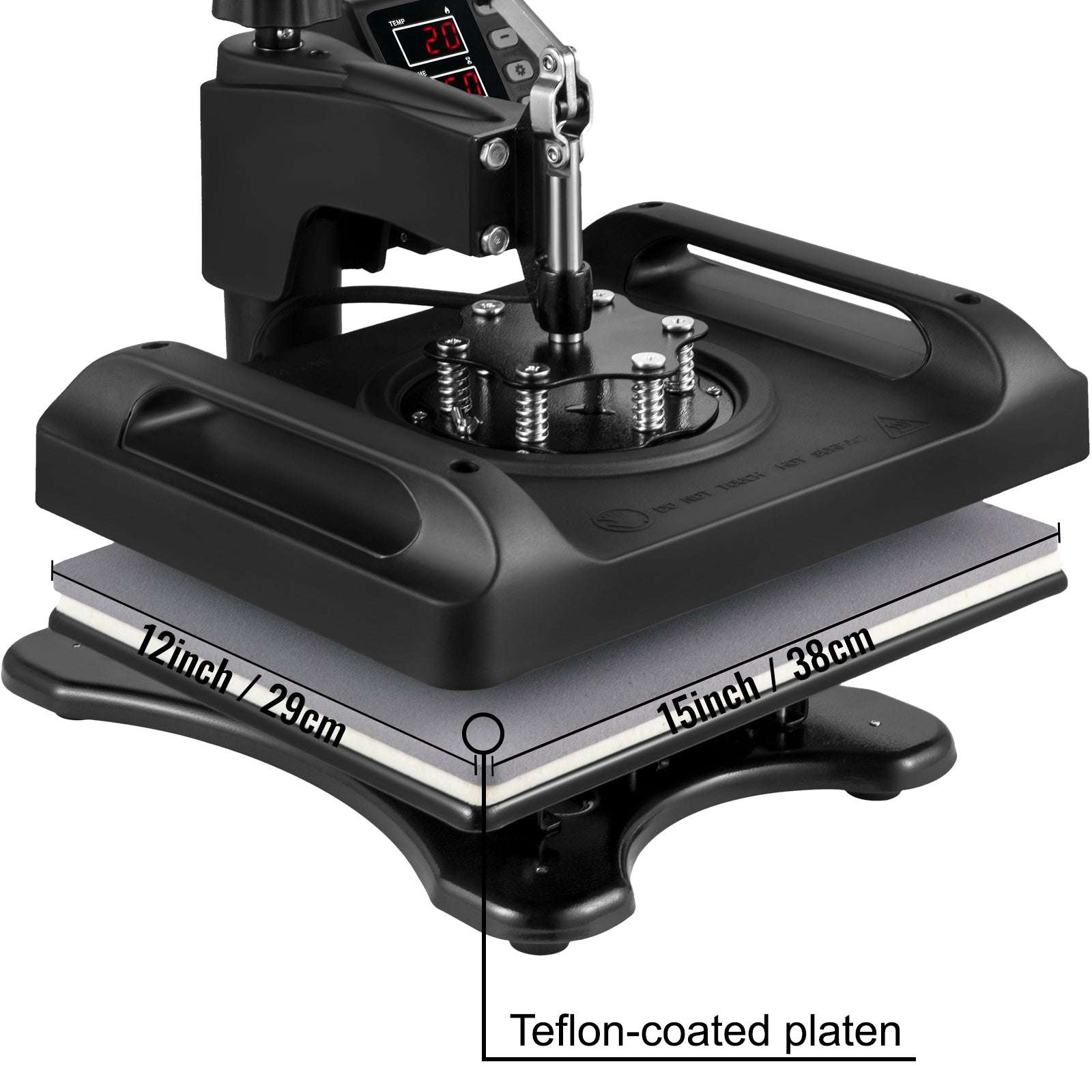 8-in-1 Heat Press Machine 12x15 Combo for T-Shirts, Mugs, Caps-Blue / United States