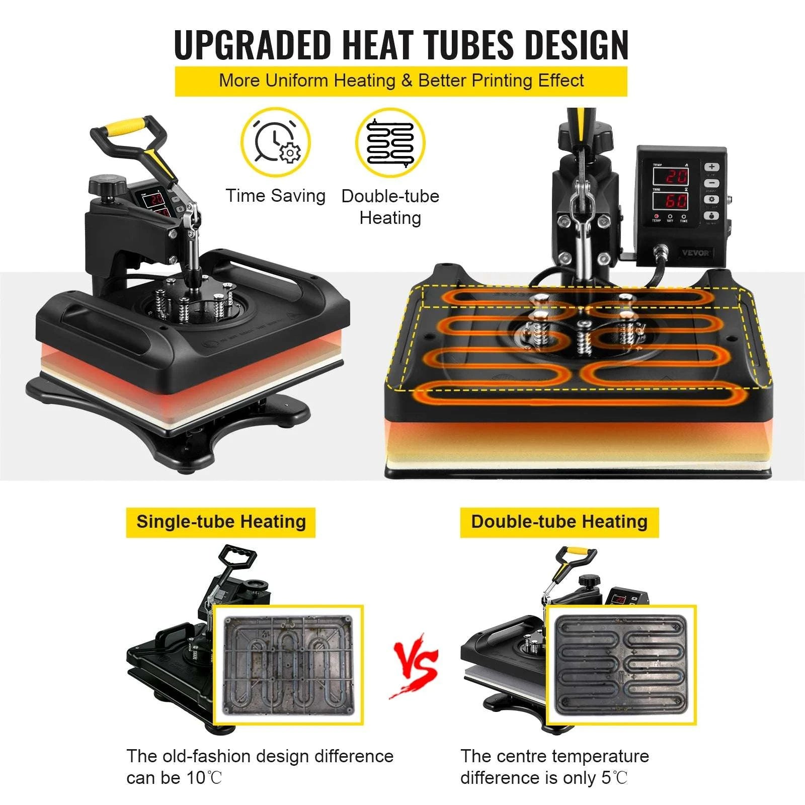 8-in-1 Heat Press Machine 12x15 Combo for T-Shirts, Mugs, Caps-Blue / United States