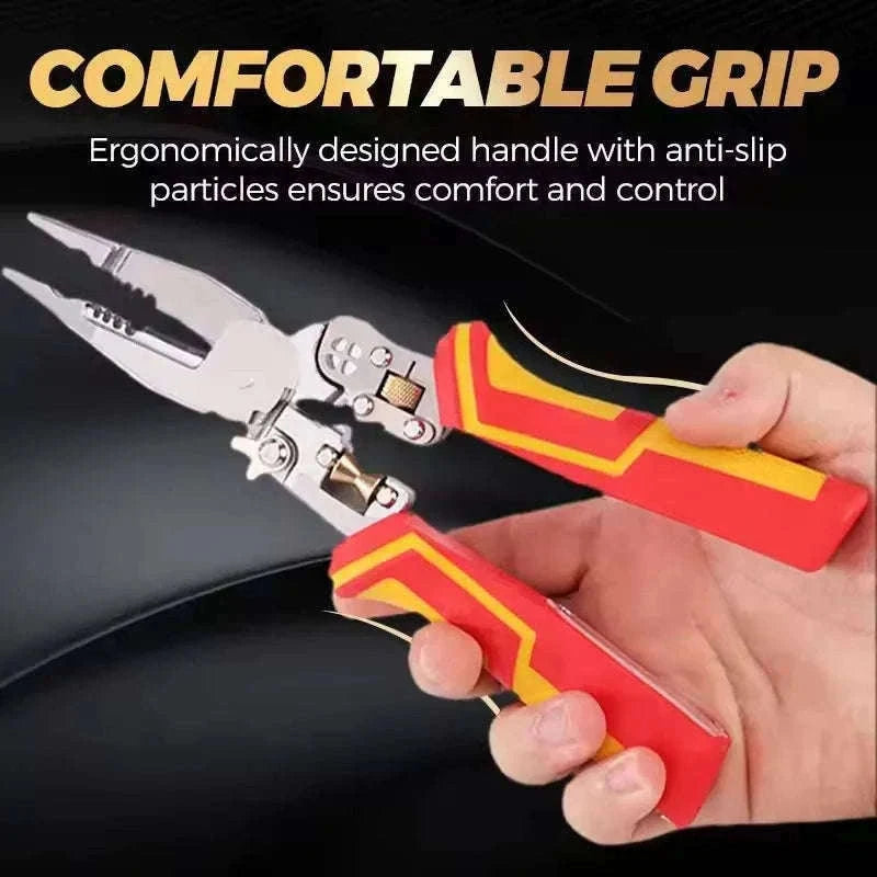 8-in-1 Multi-Function Wire Stripper, Cutter & Crimping Pliers Tool-Default Title