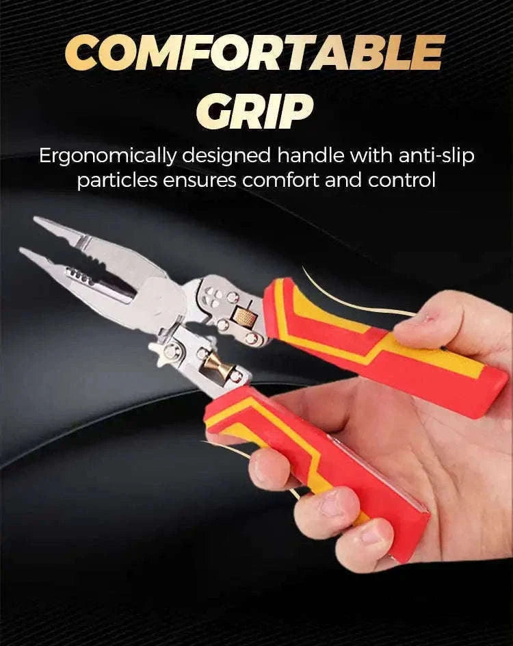 8-in-1 Multi-Function Wire Stripper, Cutter & Crimping Pliers Tool-Default Title
